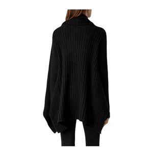 AllSaints Sefir Shawl Cardigan M Black